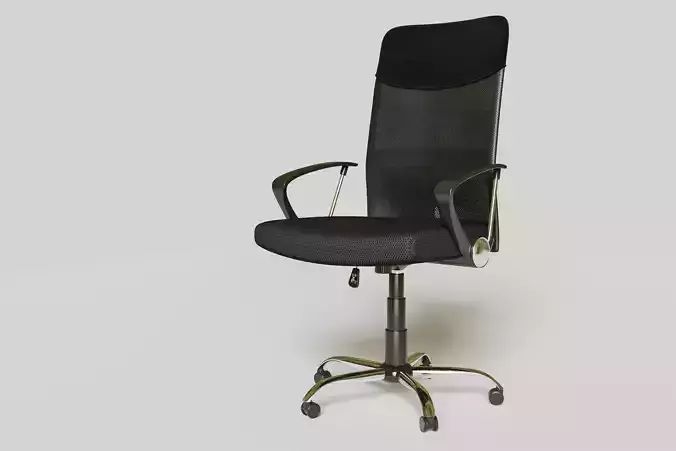 Silla de Oficina Operativa Ejecutiva SO 010 Ergonomica Low-poly 3D model