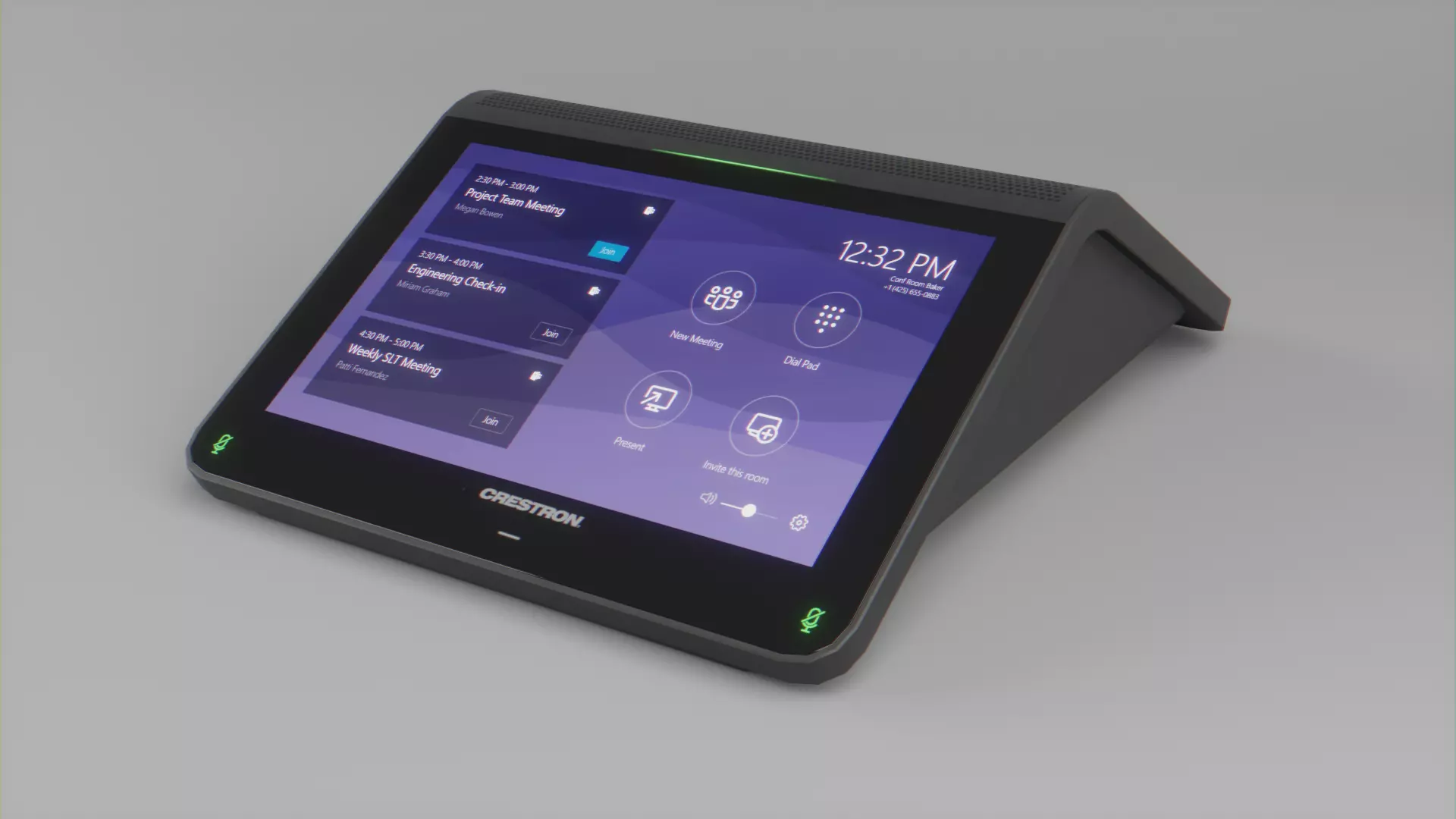 CRESTRON UC MM30-TA Control Panel Low-poly 3D model_0