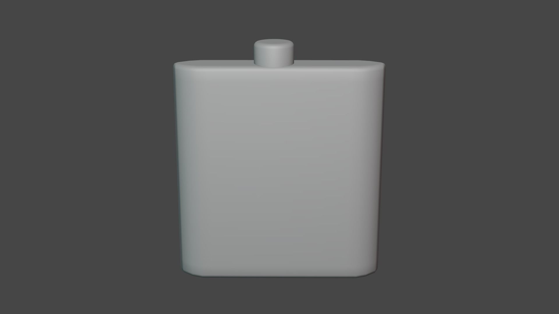 Ace of Spade Flask Low-poly 3D model_15