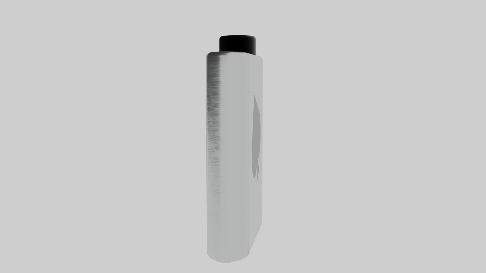 Ace of Spade Flask Low-poly 3D model_10