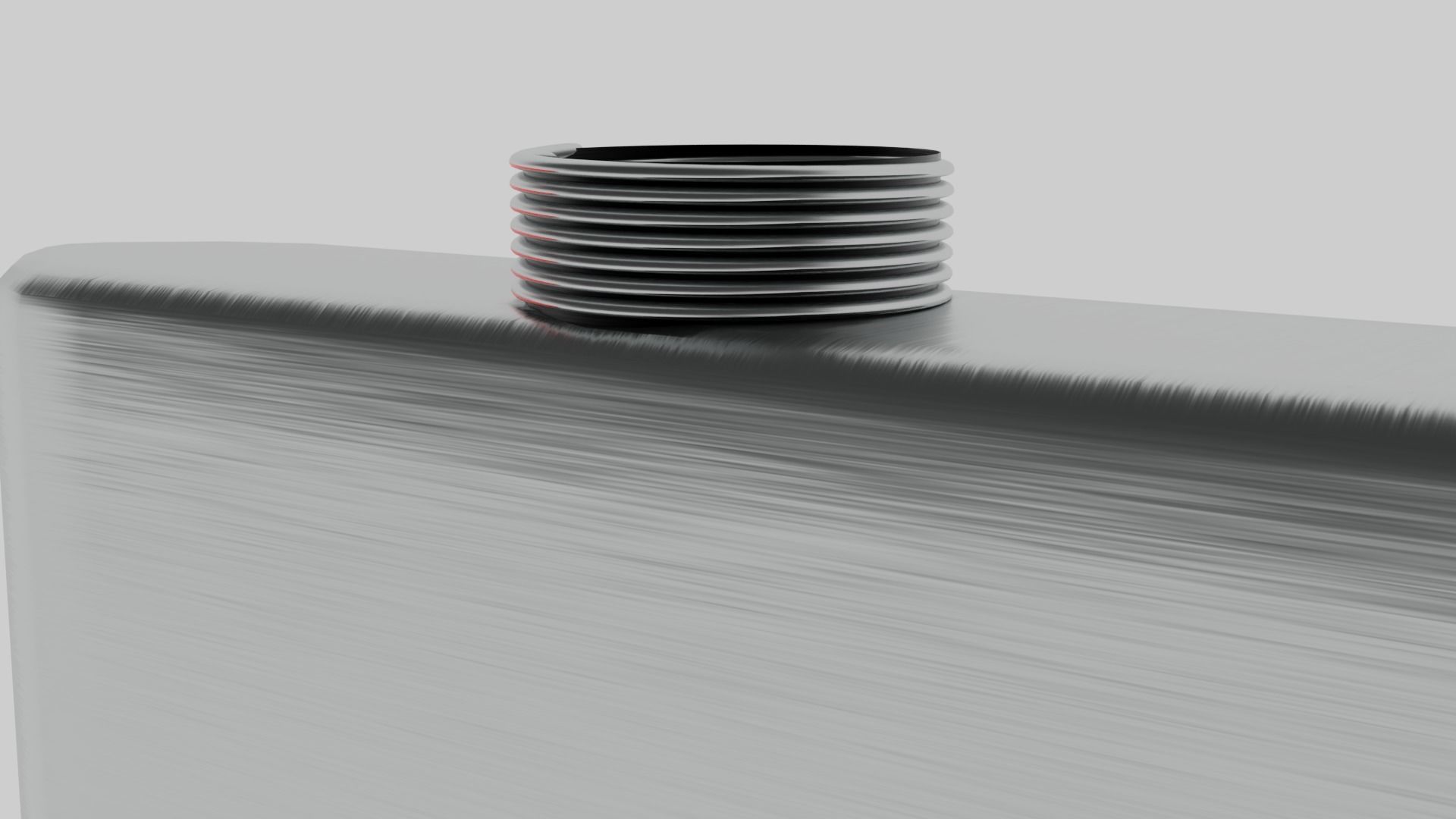 Ace of Spade Flask Low-poly 3D model_13