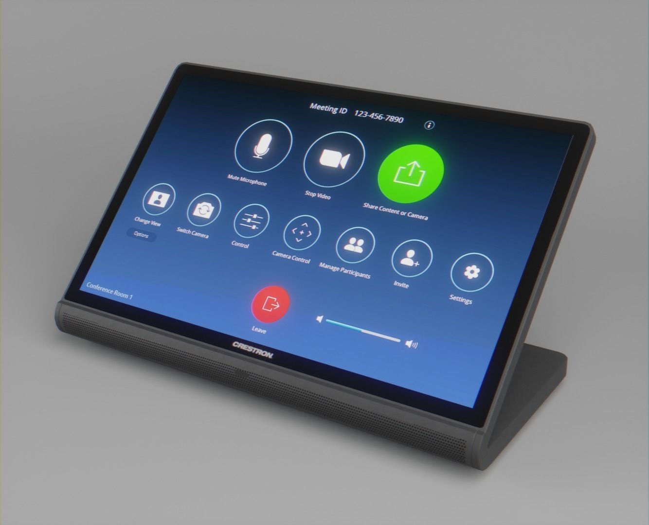 3D model CRESTRON TS-1070 Control-Panel VR / AR / low-poly | CGTrader