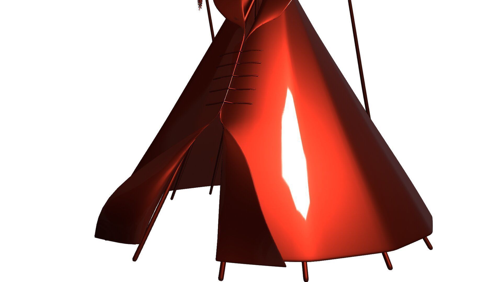 Tepee indian teepee 3D model_21