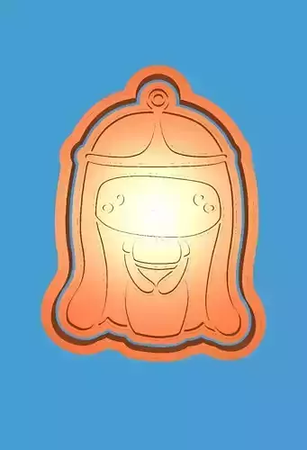 MakeIT Advanture Times Cookie Cutter Princess Bubblegum Frame