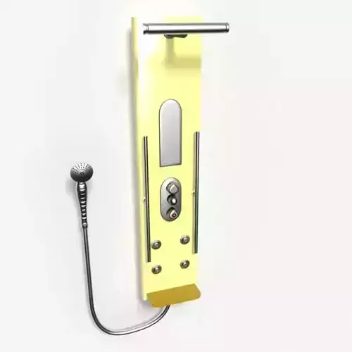 Push Button Handheld Shower Panel