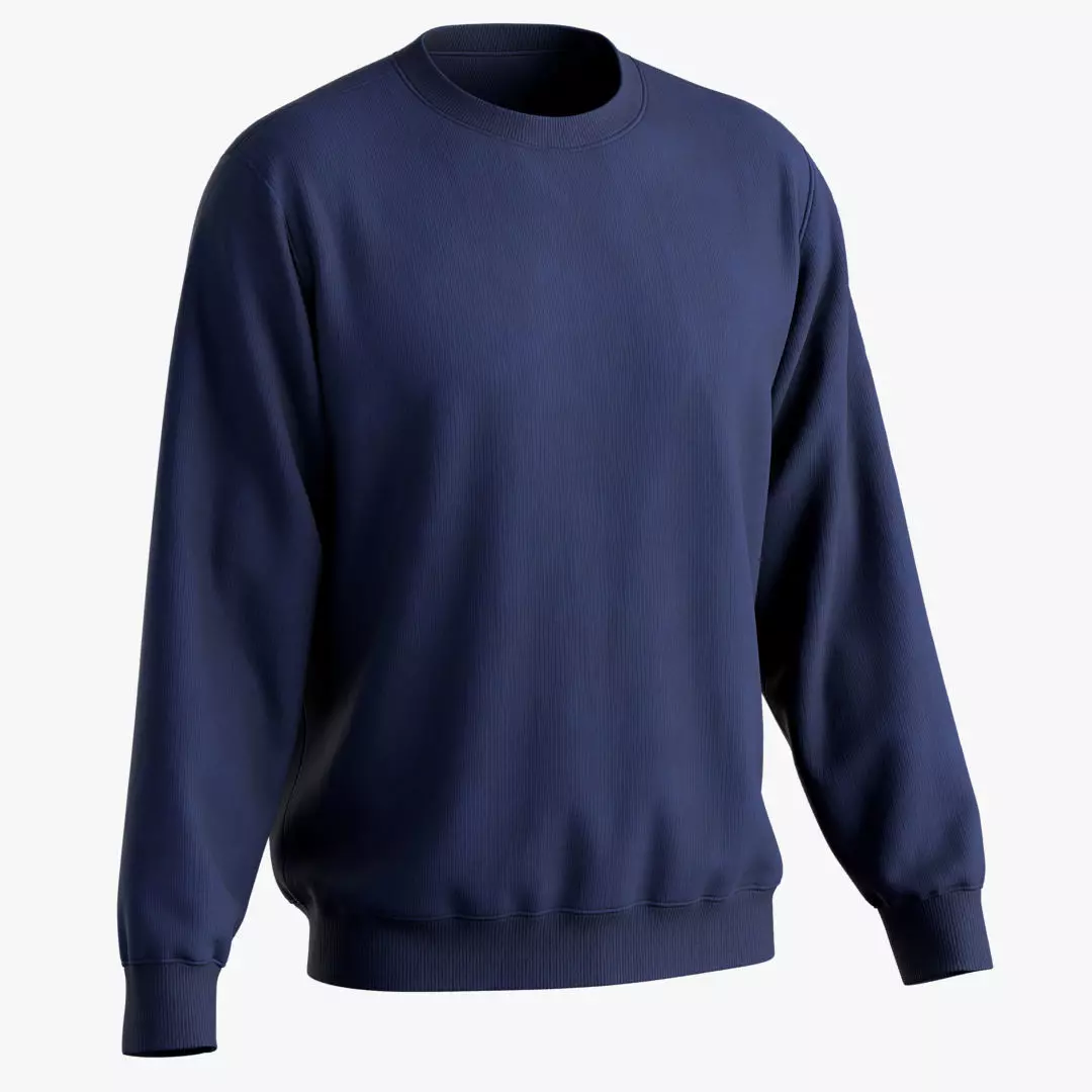 Blue crewneck 3D model