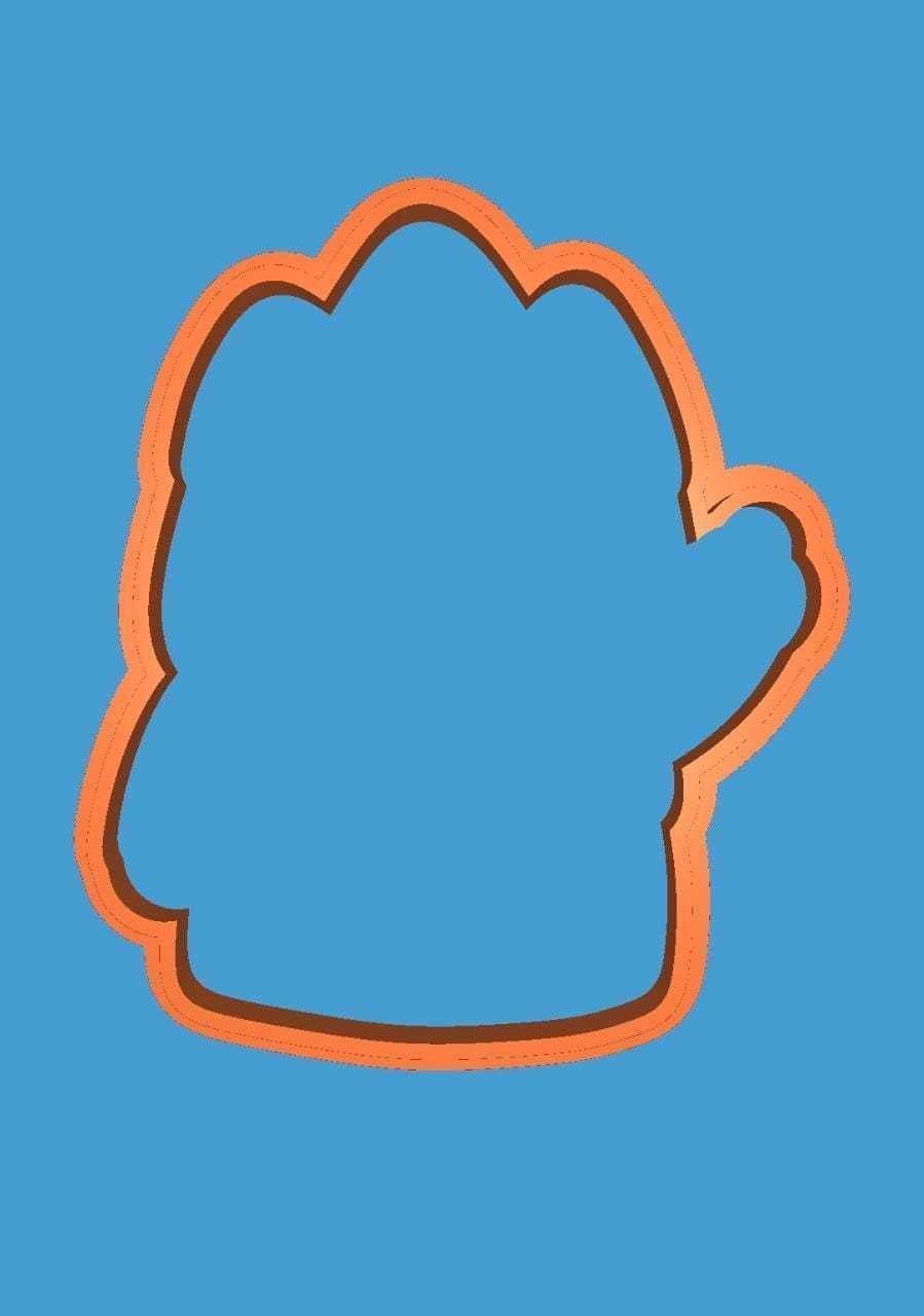 MakeIT Advanture Times Cookie Cutter Ice King With Frame 3D model_3