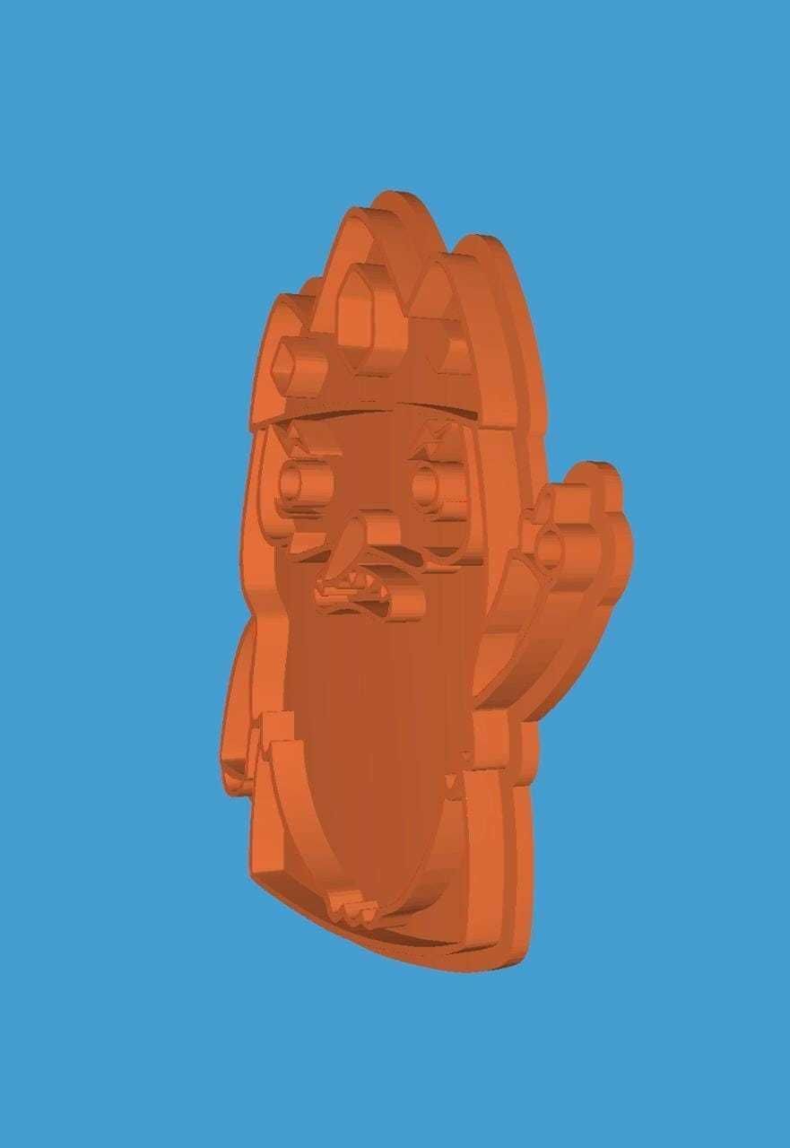 MakeIT Advanture Times Cookie Cutter Ice King With Frame 3D model_9