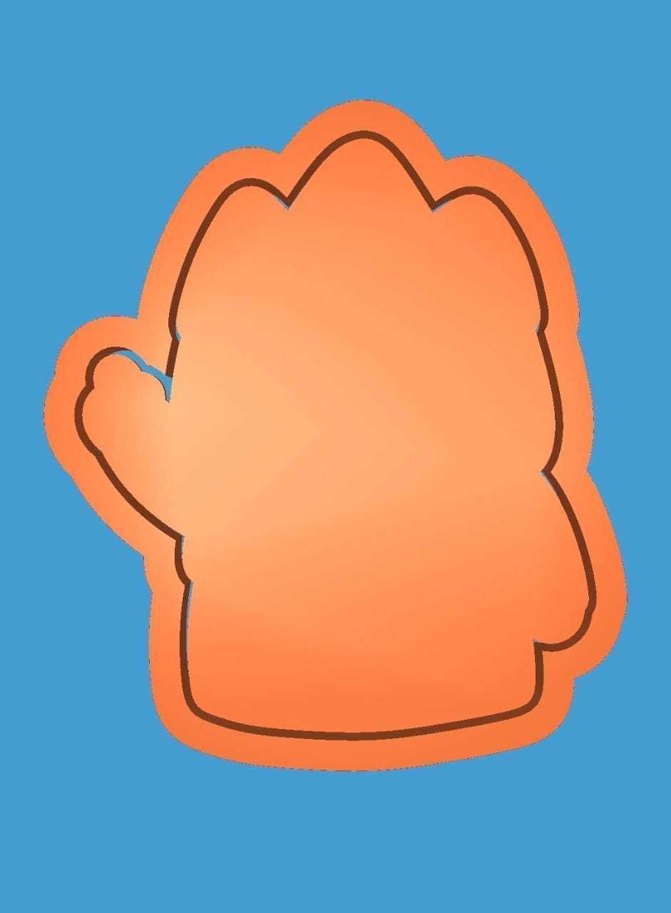 MakeIT Advanture Times Cookie Cutter Ice King With Frame 3D model_1