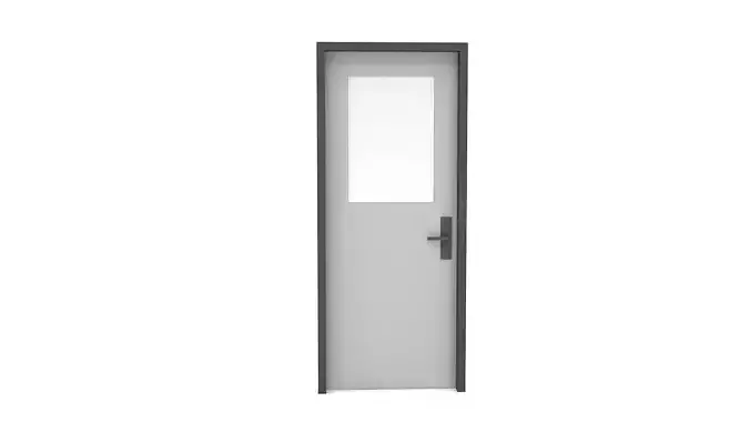 modern lowpoly door