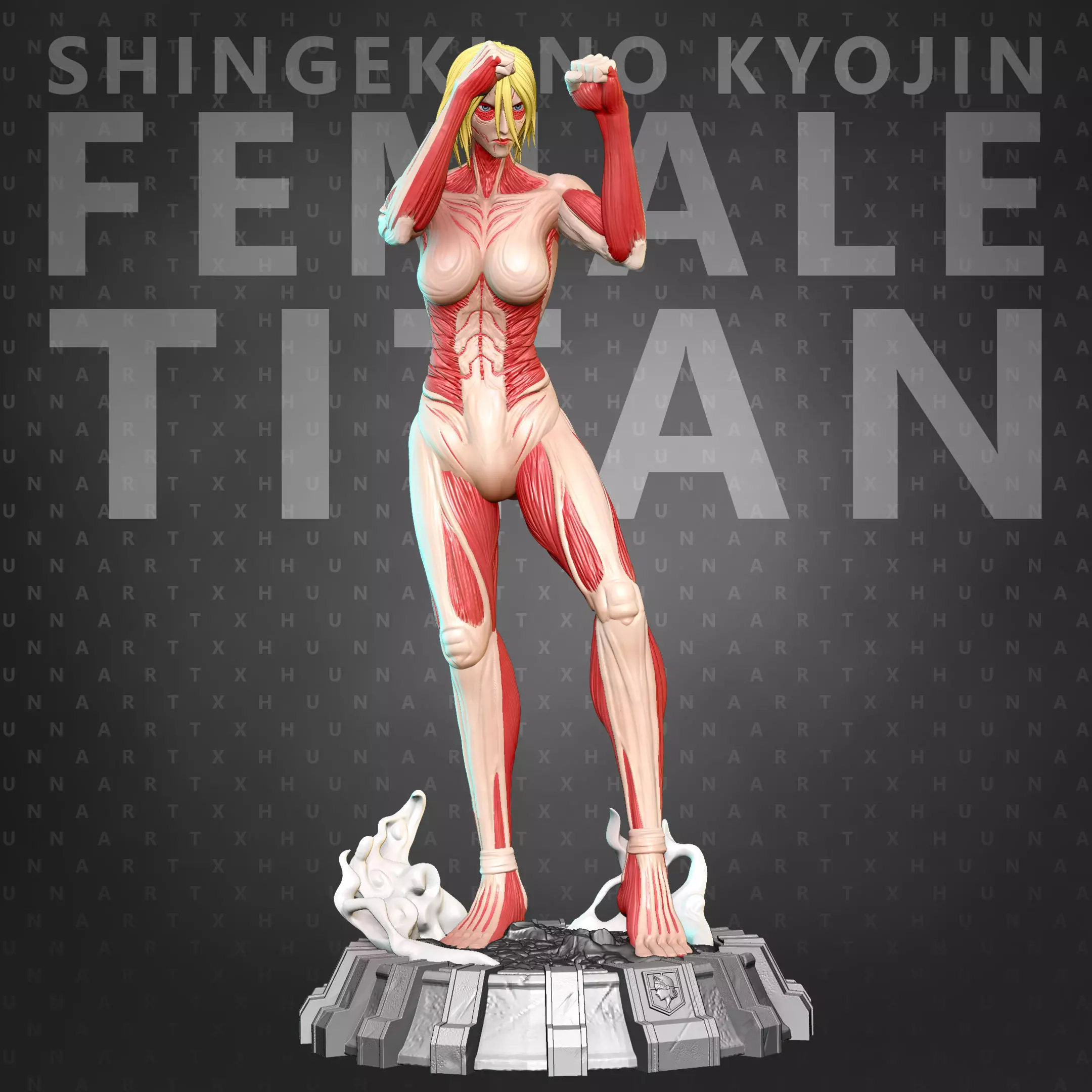 Female Titan STL 3D print model_0