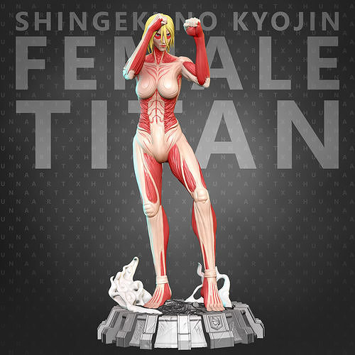 Female Titan STL 3D print model