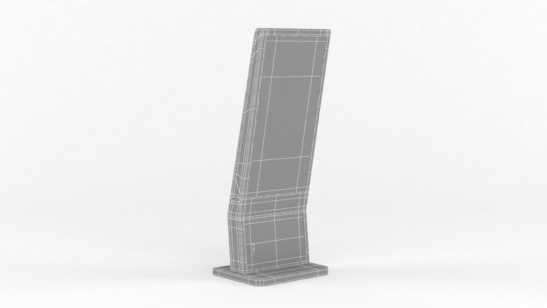 Information Kiosk 3D model_10