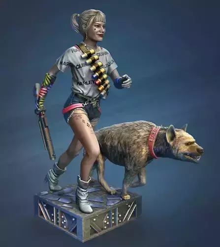 Harley Quinn 3D print model
