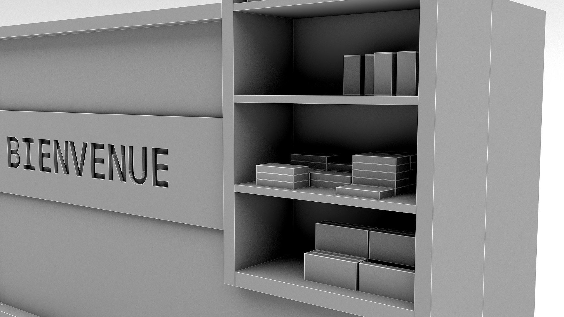 pharmacy sales standards Low-poly 3D model_5