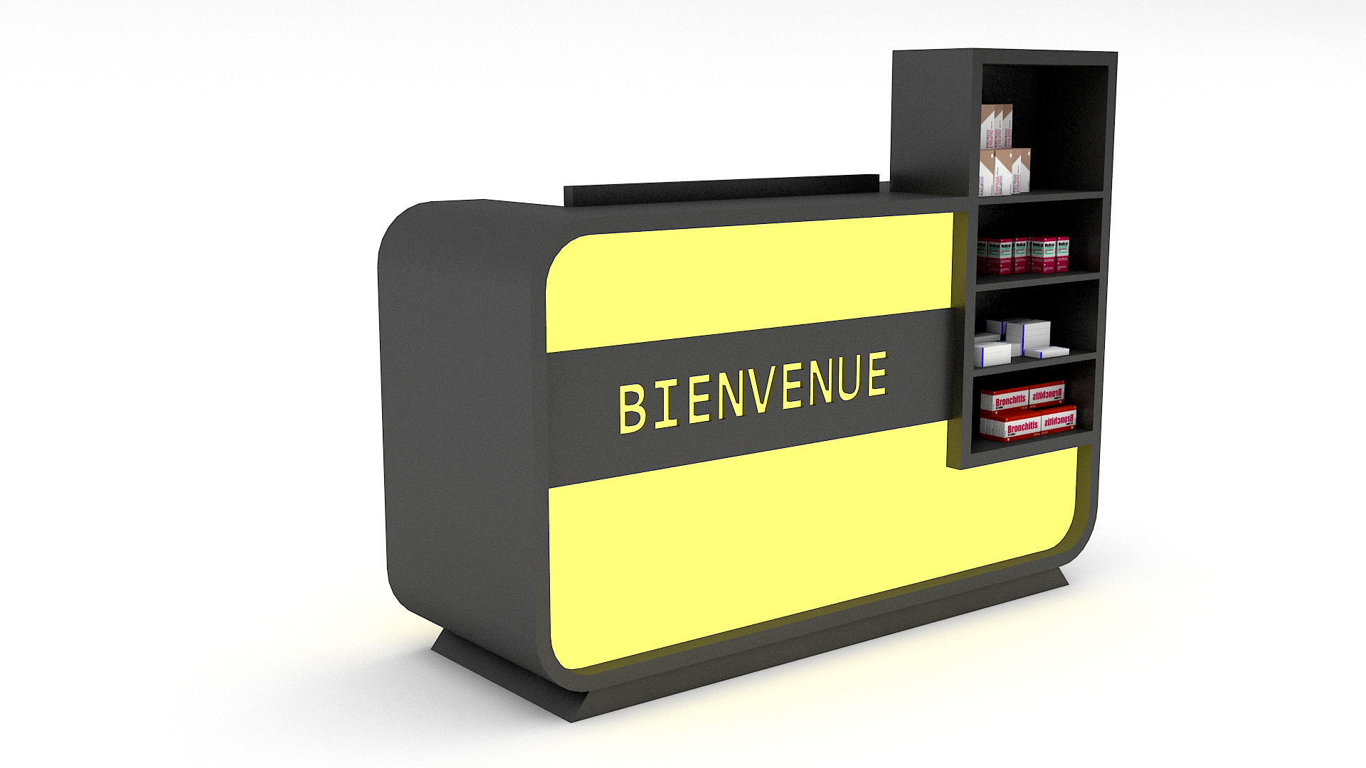 pharmacy sales standards Low-poly 3D model_3