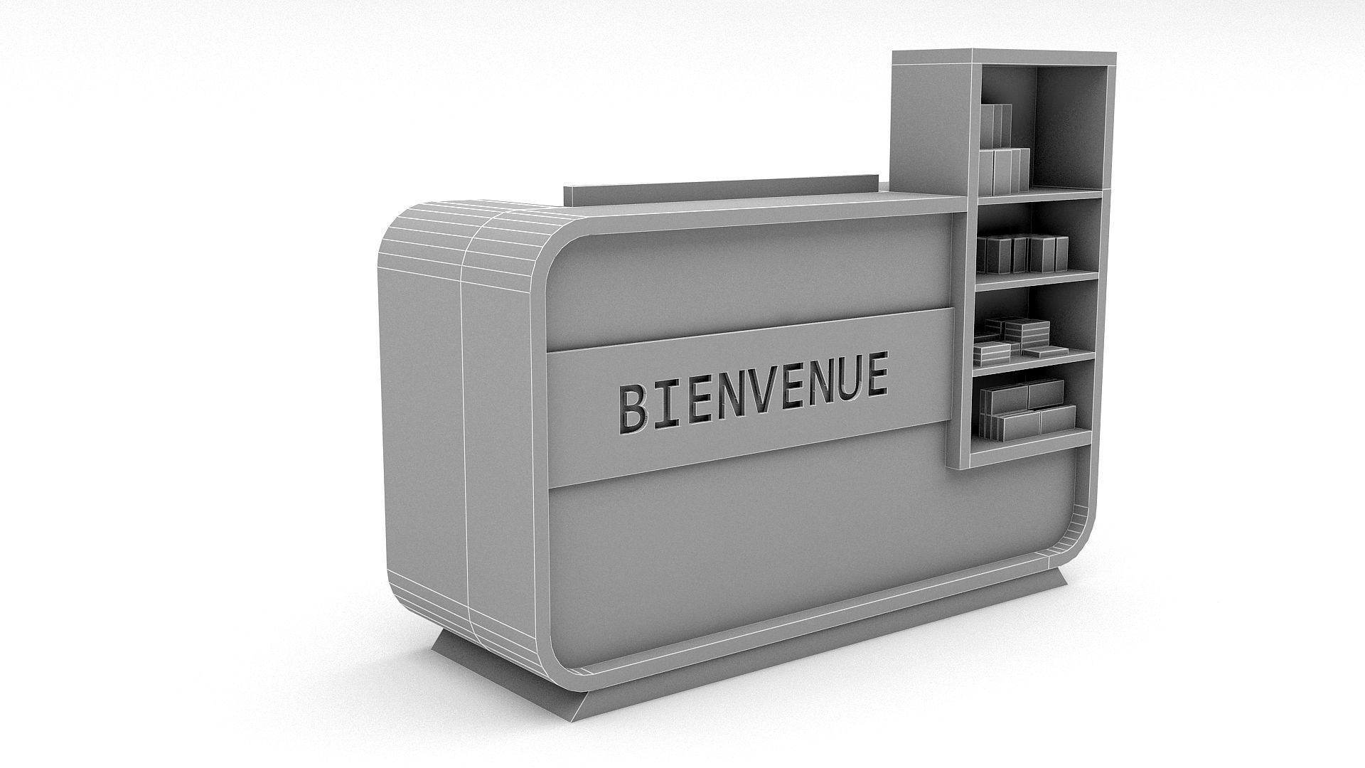 pharmacy sales standards Low-poly 3D model_6