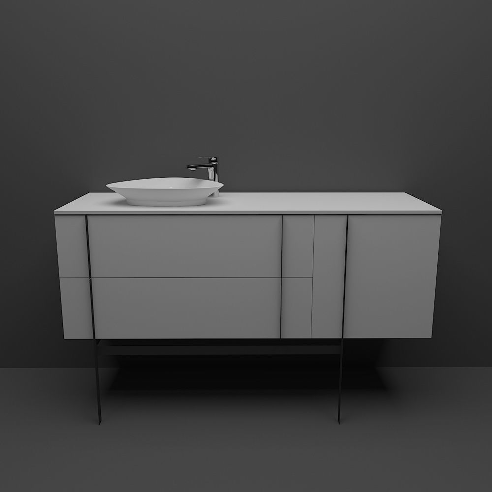 Vanity unit 3D model_3