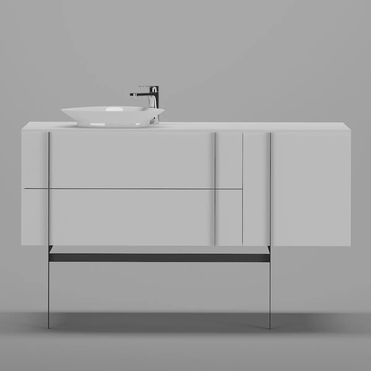Vanity unit 3D model_0