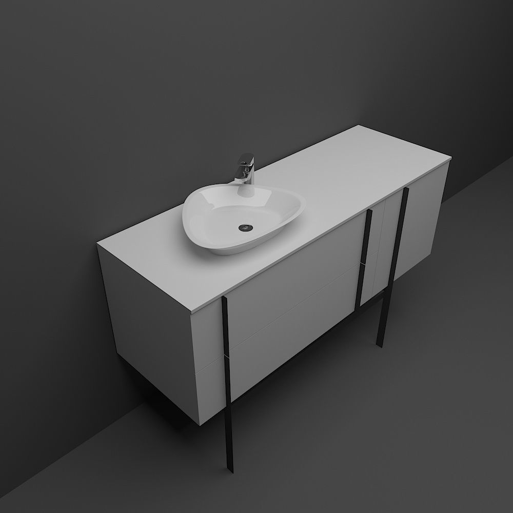 Vanity unit 3D model_2