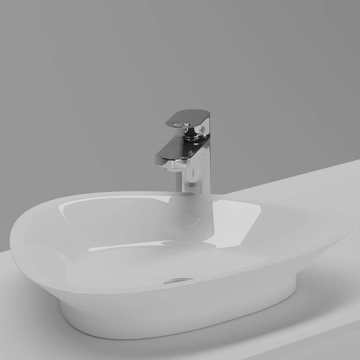 Vanity unit 3D model_1