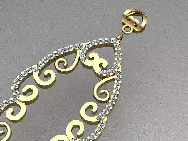 Luxury Diamond Golden Necklace 