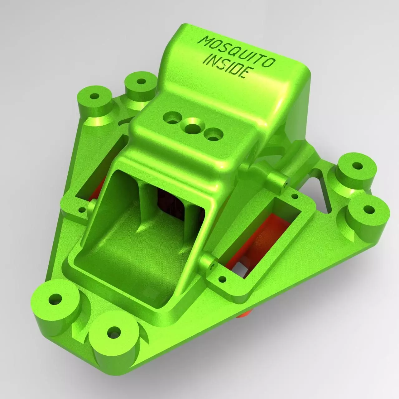 Effector for Mosquito hotend   magballs  anycubic Predator 3D print model_0