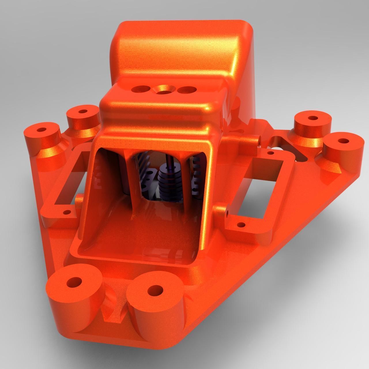 Effector for Mosquito hotend   magballs  anycubic Predator 3D print model_4