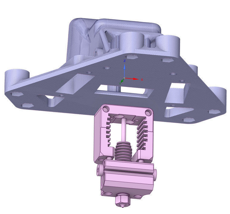 Effector for Mosquito hotend   magballs  anycubic Predator 3D print model_10