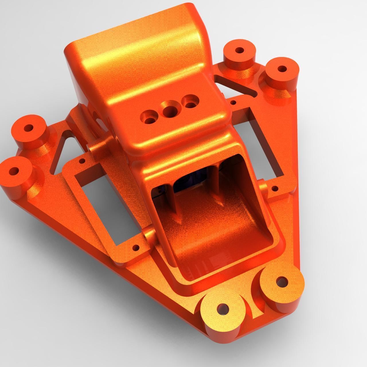 Effector for Mosquito hotend   magballs  anycubic Predator 3D print model_3