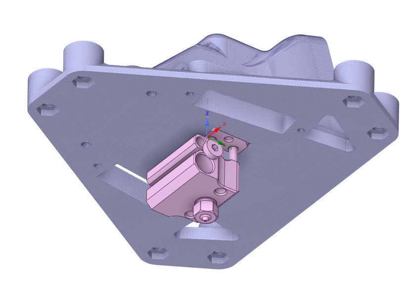 Effector for Mosquito hotend   magballs  anycubic Predator 3D print model_7