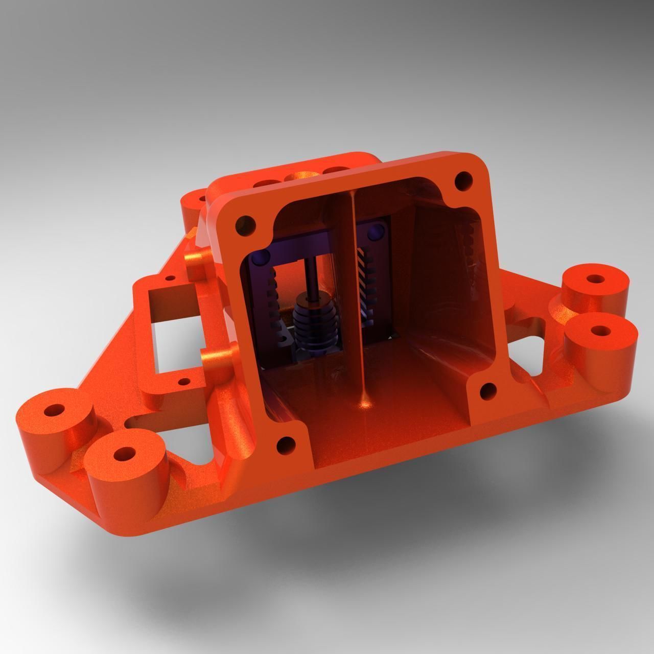 Effector for Mosquito hotend   magballs  anycubic Predator 3D print model_5