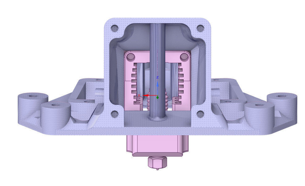 Effector for Mosquito hotend   magballs  anycubic Predator 3D print model_8