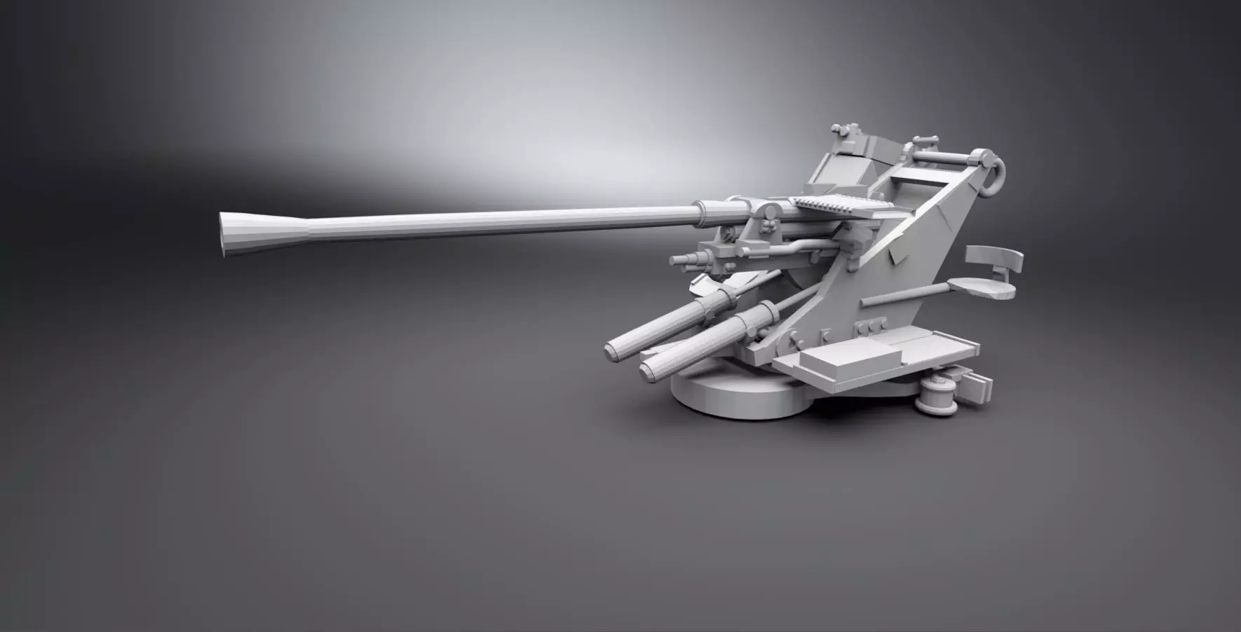 Flak 37 Scale Model 3D print model