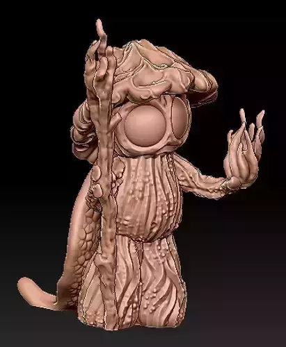 Seedling Creature - Leafy - 3D print model 3D print model