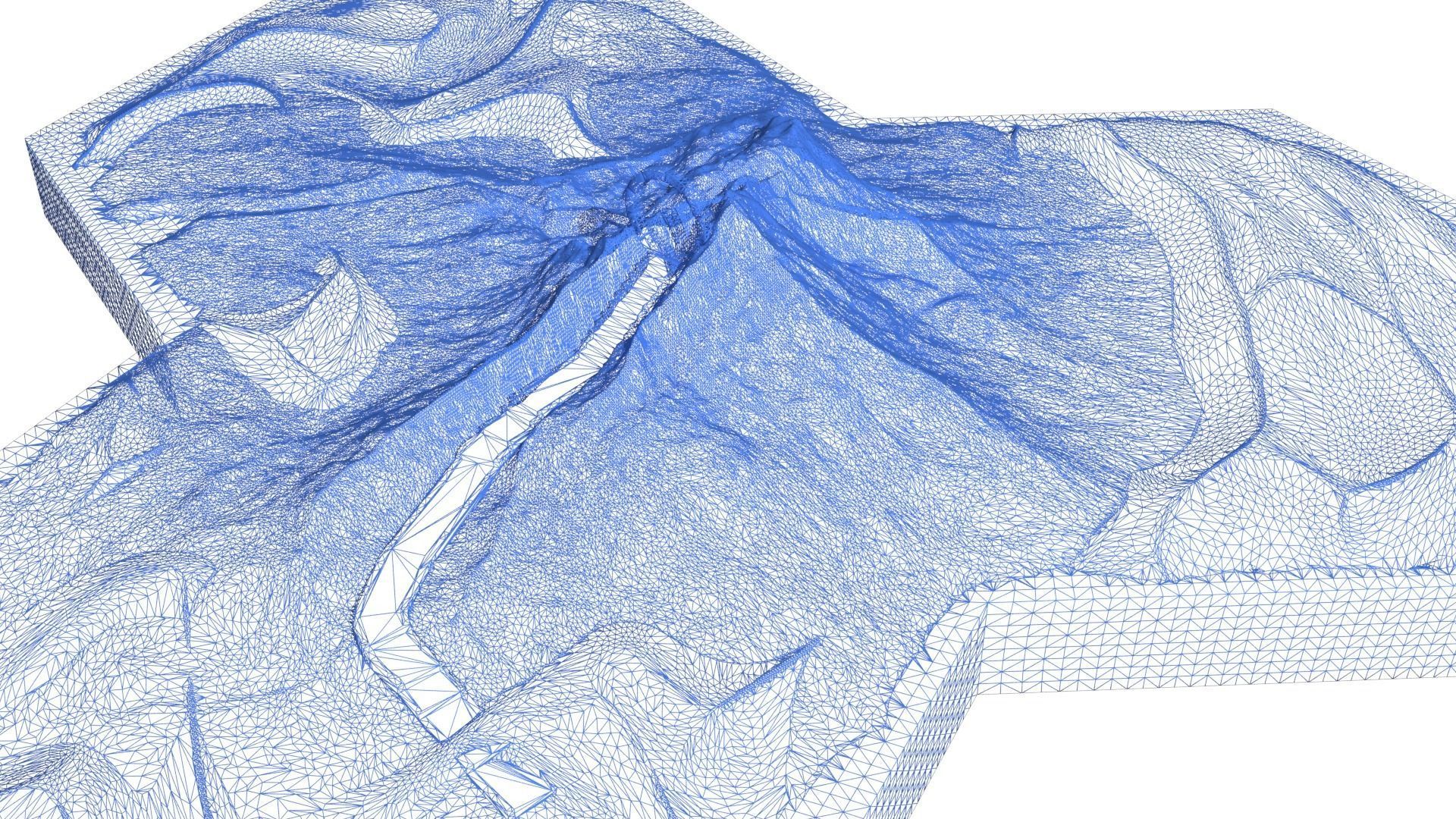 Hexagonal map 3D model_42