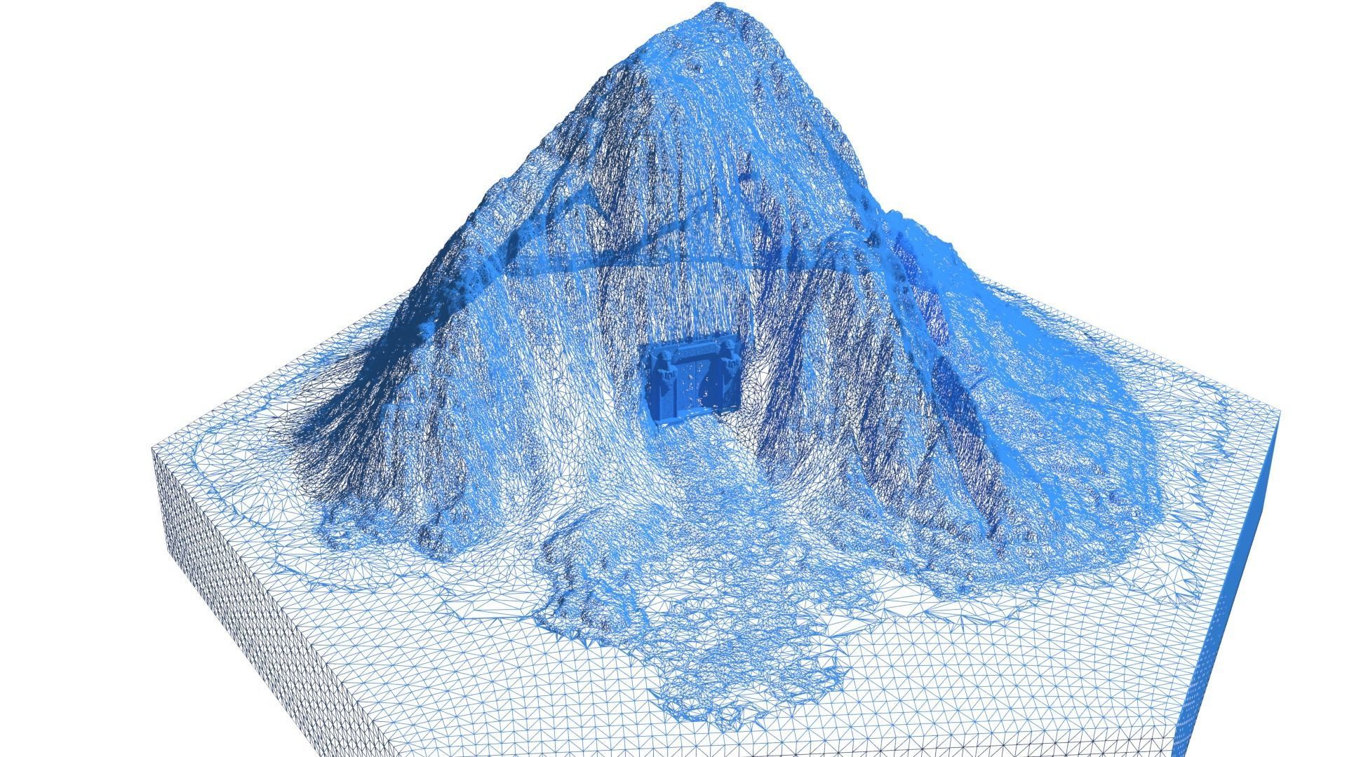 Hexagonal map 3D model_22