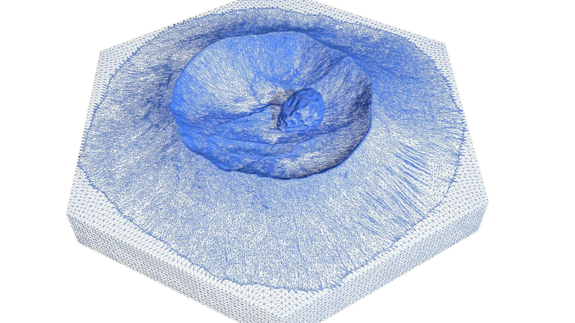 Hexagonal map 3D model_24