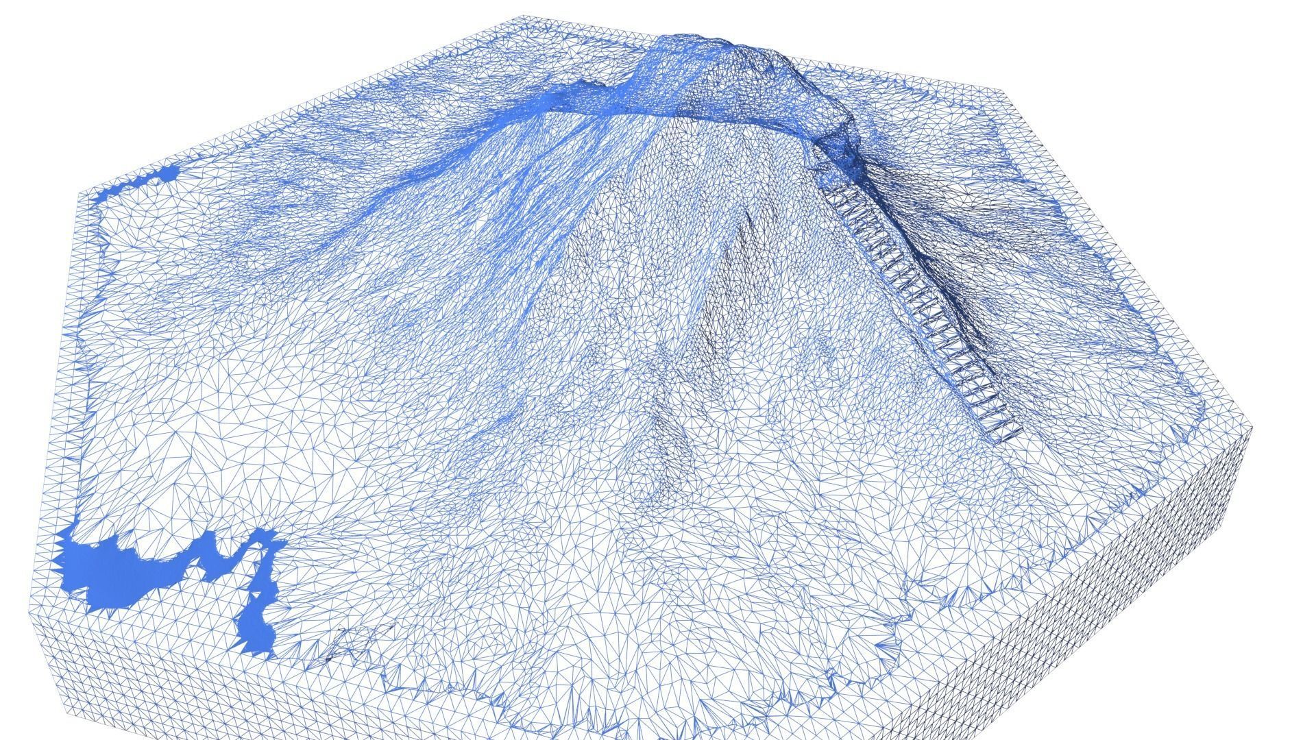 Hexagonal map 3D model_28