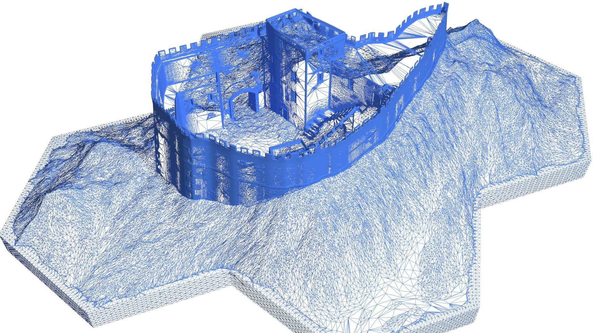 Hexagonal map 3D model_36