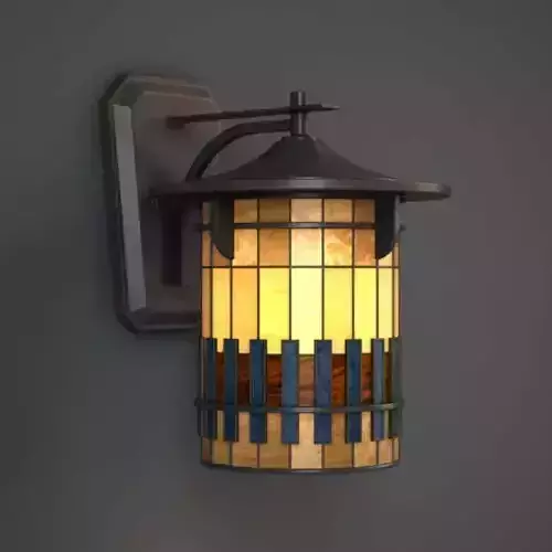 Oriental Outdoor Lamp