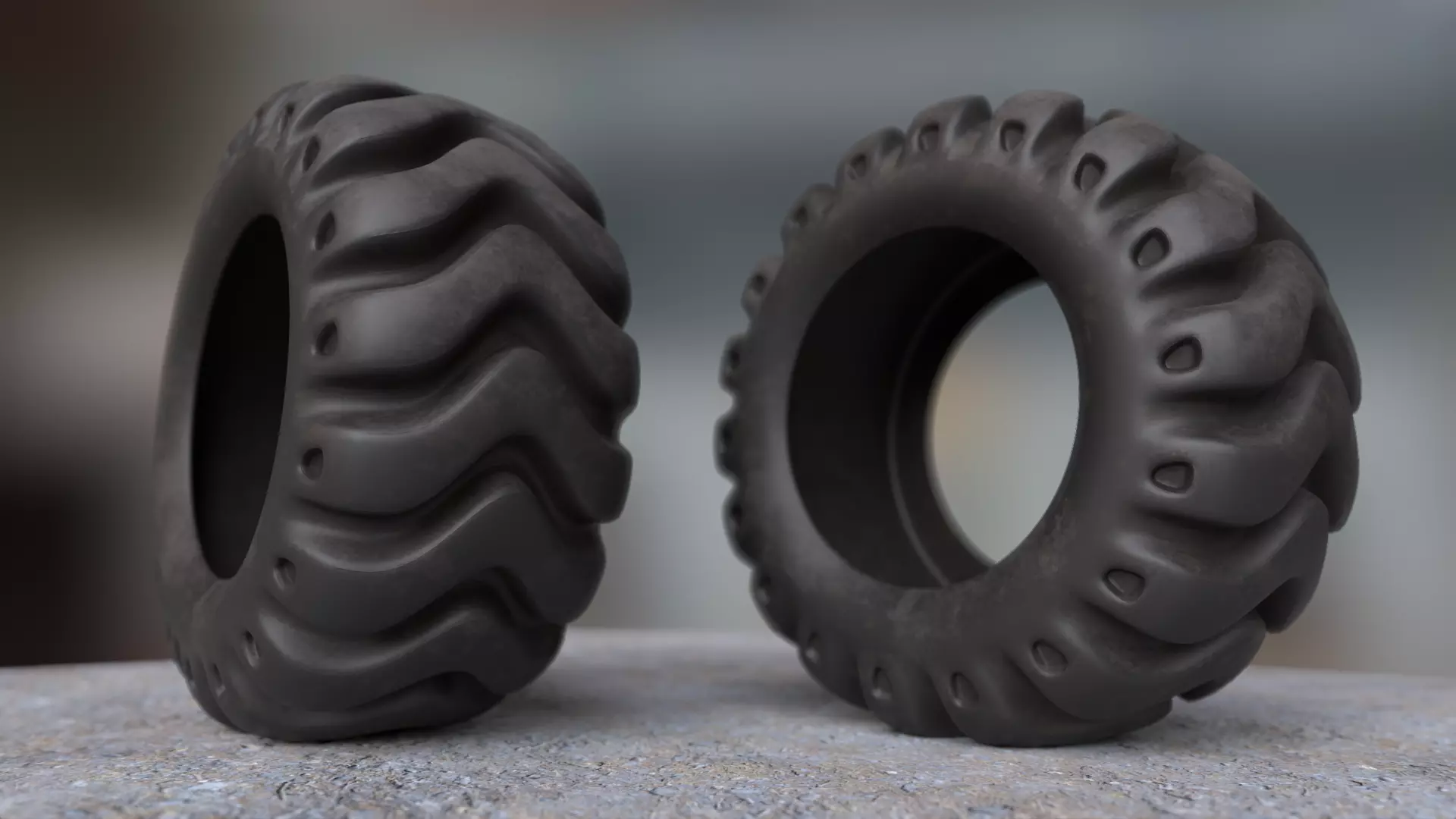 Heavy Duty Tire 3D model