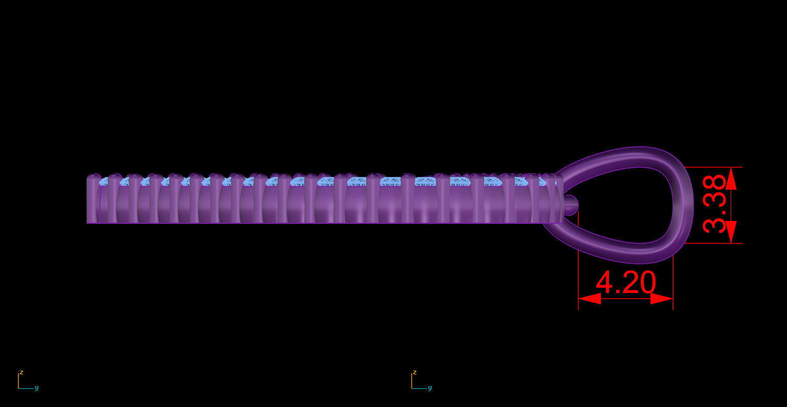 Heart Alphabet S 3D print model_11