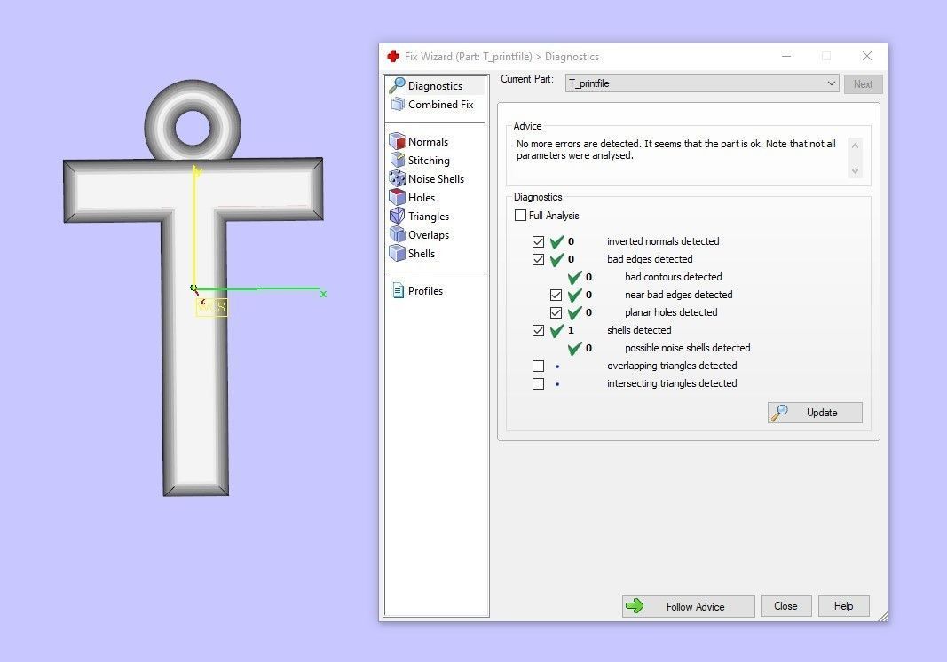 Heart Alphabet T 3D print model_12