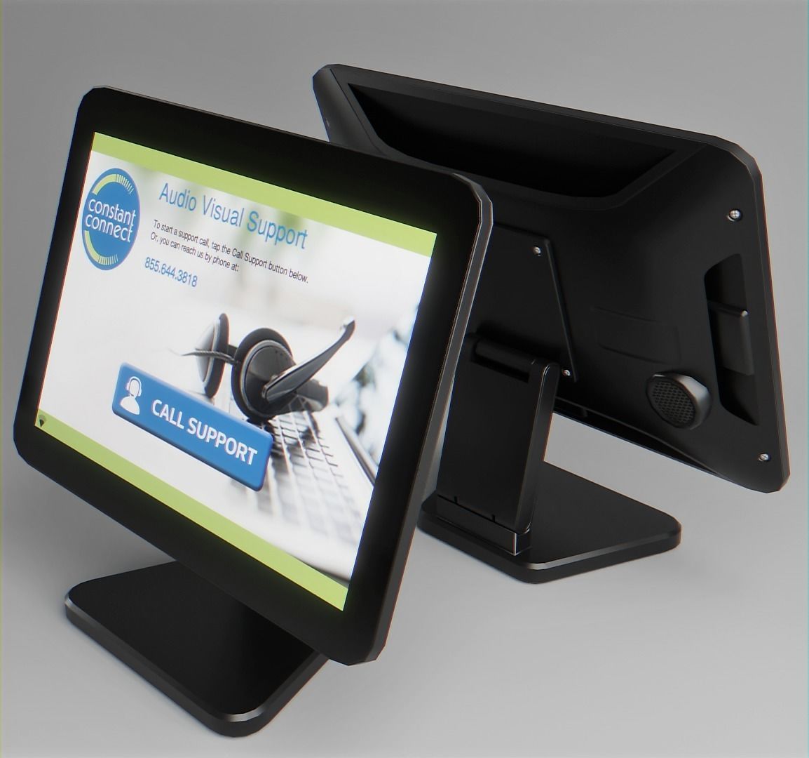 Conference Room Audio Video Pack Low-poly 3D model_23