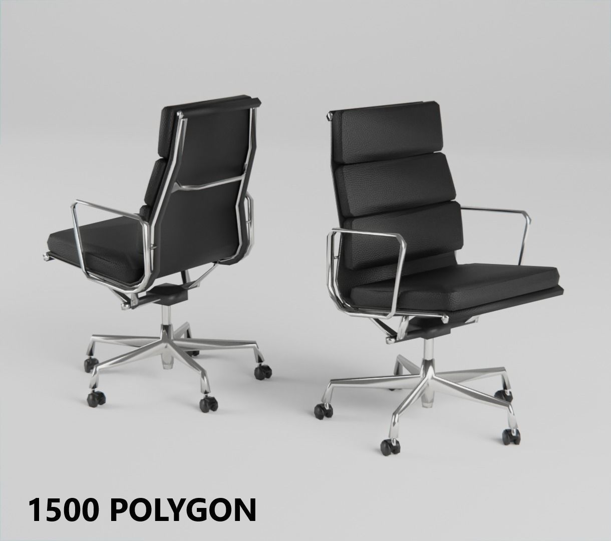 Conference Room Audio Video Pack Low-poly 3D model_7
