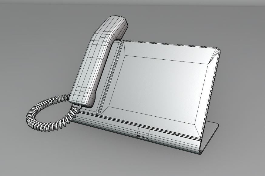 Conference Room Audio Video Pack Low-poly 3D model_33