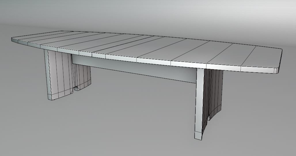 Conference Room Audio Video Pack Low-poly 3D model_25