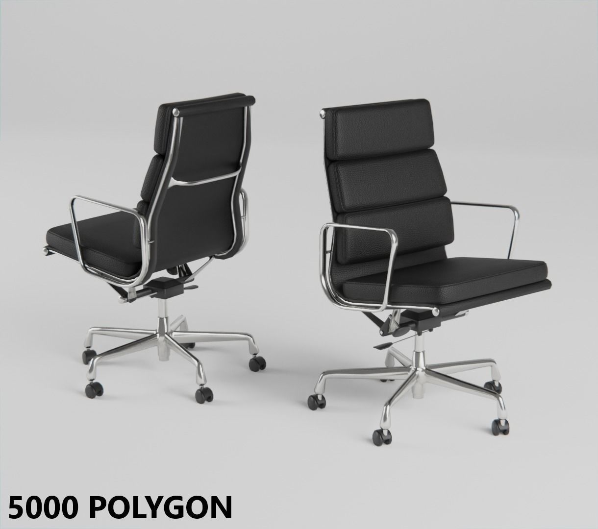 Conference Room Audio Video Pack Low-poly 3D model_5