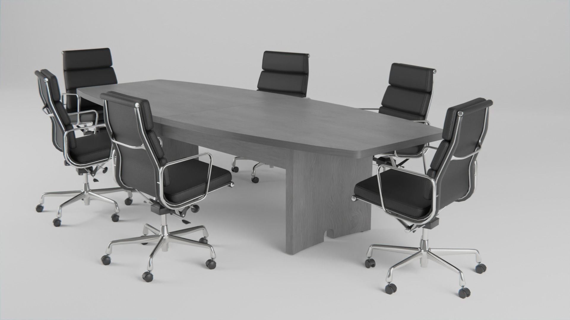 Conference Room Audio Video Pack Low-poly 3D model_1